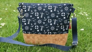 Tasche Milow von Zucker und Zimt Design  kostenloses Schnittmuster [upl. by Leahcym851]