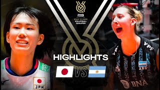 🇯🇵 JPN vs 🇦🇷 ARG  Highlights  Womens OQT 2023 [upl. by Aisatna]