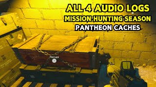 ALL 4 Audio Logs in Mission Hunting Season Insight Advancement Challenge [upl. by Frayda839]