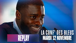 REPLAY Dayot Upamecano et Lucas Chevalier en conférence de presse [upl. by Ariana]