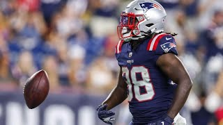 Rhamondre Stevenson  Highlights  New England Patriots  NFL 2021 Season [upl. by Eihs224]