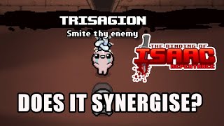 Testing Trisagion Combos in Isaac [upl. by Eelrebma]