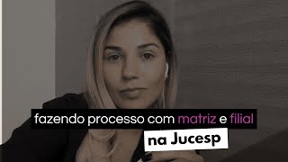 EP27  Aprenda a fazer processo da Jucesp com matriz e filial juntos [upl. by Draper]