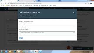 How to Request Recommendations on Linkedin [upl. by Laerol8]