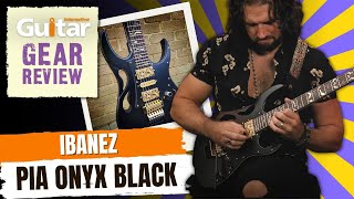 Ibanez PIA3761 Steve Vai Signature Onyx Black  Review  Guitar Interactive [upl. by Norri]