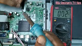 Philips TV main PCB repairing video Philips TV no powerTV power supply no working tv no power [upl. by Cruz]