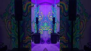 Test 3 fluorescence painting psychedelicartwork abstractart blacklight [upl. by Iek]