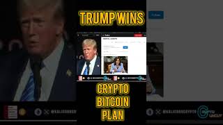 TRUMP WINS ELECTION ENTER CRYPTO cryptounion bitcoin trump2024 btcelectionresults [upl. by Iggem480]