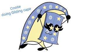 Cootie doing Gilding cape Short animation [upl. by Phillip]