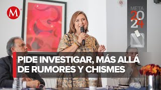 La senadora Xóchitl Gálvez lista para investigación en temporada electoral [upl. by Lein]