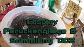 Cosplay Perücken Sortieren Waschen Pflegen Archivieren Teil 02 [upl. by Nahshon684]