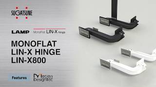 FEATURE Learn More About our Monoflat LINX Hinge LINX800  Sugatsune Global [upl. by Ihsar369]