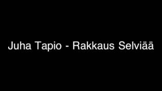 Juha Tapio  Rakkaus Selviää [upl. by Naerad]