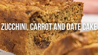 Zucchini Carrot and Date Cake [upl. by Elvera]