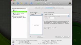 Festplattendienstprogramm  Festplatten teilen [upl. by Reffotsirk781]
