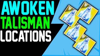 Destiny 2 AWOKEN TALISMAN FRAGMENT LOCATIONS  Broken Awoken Talisman Quest Guide [upl. by Fons709]