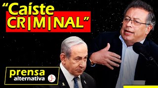 Ordenaron arrestar a Netanyahu y así reaccionó el líder de Colombia [upl. by Yhtur]