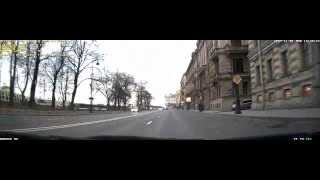 SaintPetersburg Russia Taxi car Mobotix DVR tour [upl. by Doll]