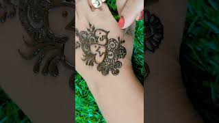 Latest M S latter mehndi design 🥰। beautiful mehndi design short shortviral [upl. by Aihtnis]