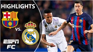 🚨COMPLETE TURNAROUND🚨 Barcelona vs Real Madrid  Copa Del Rey Highlights  ESPN FC [upl. by Eetnom416]