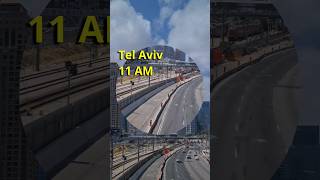 🇮🇱 Tel Aviv 2min Siren Yom HaZikaron  Israel Memorial Day Ayalon Hwy TelAviv Israel travel [upl. by Polinski]