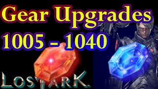 Lost Ark  Gear Enchanting  1005  1040 No Guide just yolo [upl. by Alleinad]