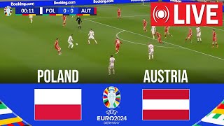 🔴 NA ŻYWO Polska vs Austria  UEFA EURO 2024  Mecz na żywo już dziś [upl. by Etteuqal]