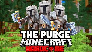 100 Players Simulate a MEDIEVAL PURGE in Minecraft [upl. by Madda867]