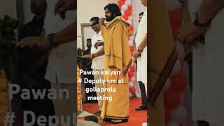 pawan kalyan Ap Deputy cm  deputy cm at gollaprolu meeting [upl. by Ynettirb]