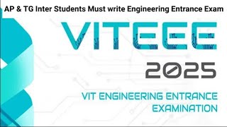 VITEEE 2025 Exam Details Vellore Institute Exam Dates Fee Eligibility College Fee [upl. by Aihsenak258]