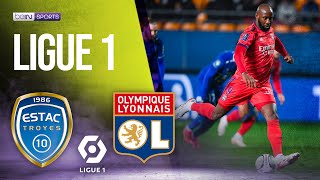 Troyes vs Lyon  LIGUE 1 RESUMEN Y GOLES  011672022  beIN SPORTS USA [upl. by Osher]