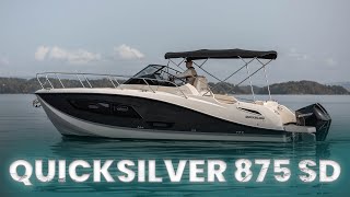 Quicksilver 875 Sundeck  Walkthrough [upl. by Lindblad]