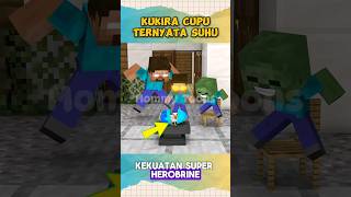 Kukira Cupu Ternyata Suhu herobrine minecraft dubbing animation [upl. by Akirat879]