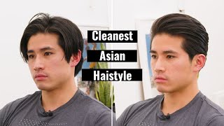 Asian Gentlemens Hairstyle Tutorial  Haircut amp Styling [upl. by Warwick95]