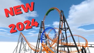 Twin Mill Racer  First Hot Wheels Roller Coaster  Mattel Adventure Park  NoLimits 2 PreCreation [upl. by Grochow]