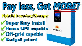 SunGoldPower 24V 3000W AllinOne Hybrid Inverter Charger Detailed Howto amp Review incl Wifi Setup [upl. by Savart726]