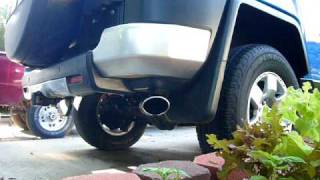 TRD Exhaust on 2007 Toyota FJ Cruiser [upl. by Haldi]