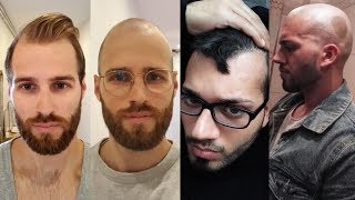 BALDING MEN EMBRACE GOING BALD  BaldCafe Head Shave INSPIRATION [upl. by Ytisahc]