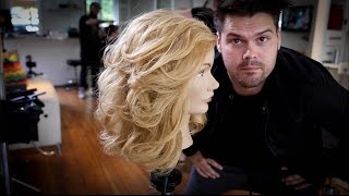 Layered Haircut For Long Thick Hair  MATT BECK VLOG 49 [upl. by Innaig958]