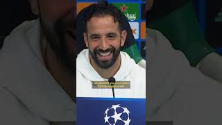 Ruben Amorims TENSE press conference question [upl. by Wain]