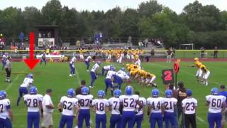 Troy Gates 2 Gouverneur NY High School WR Highlights [upl. by Ernesta301]