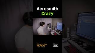 Cover Aerosmith  Crazy I nailed High E5  highnote cover aerosmith [upl. by Vasya906]