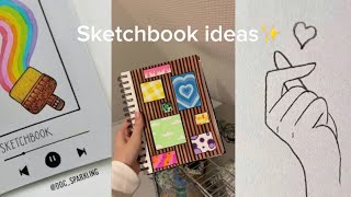 easy aesthetic sketchbook ideas ♥️ TikTok compilation ♥️ easy art ideas for when you’re bored [upl. by Thgirw]