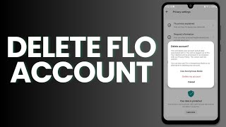 How To Delete Account In Flo App  Delete Flo Account [upl. by Dihahs173]