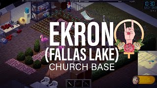 EKRON Fallas Lake CHURCH base flipped Project Zomboid [upl. by Nnyroc]