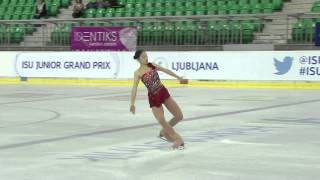 ISU 2014 Grand Prix Ljubljana Ladies Free Skate Yuka NAGAI JPN [upl. by Aixela]