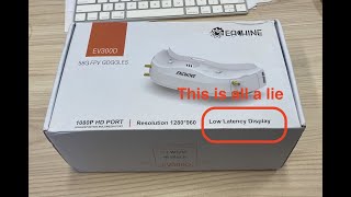 Eachine EV300D Latency Issue [upl. by Shewchuk]