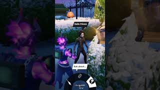 Fortnite New Edward Scissorhands NPC fortnite fortniteclips fortnitebattleroyale [upl. by Geraldine]