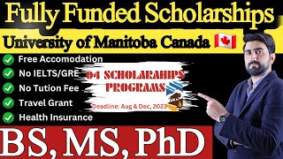 100 FULLY FUNDED SCHOLARSHIP in Canada 20232024 BS MS PhD SRJAFRICA [upl. by Atiker]