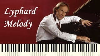 Lyphard Melody  Richard Clayderman Paul de Senneville Piano Tutorial [upl. by Rosabel594]